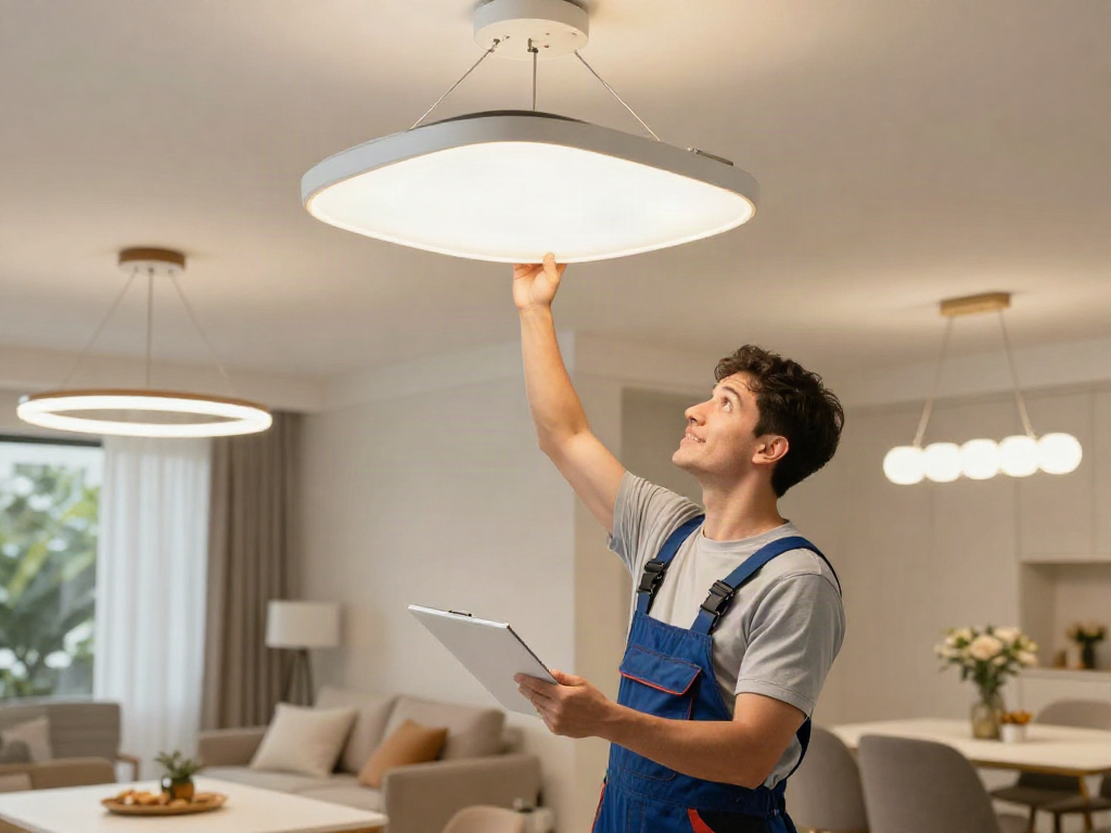 Lustre LED de la Iluminat Ieftin, servicii locale profesioniste de iluminat, calitate și design modern.