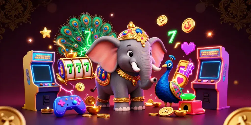 Spin to win big with MPO08's rich collection of vibrant slots, highlighted by iconic symbols and engaging game elements.