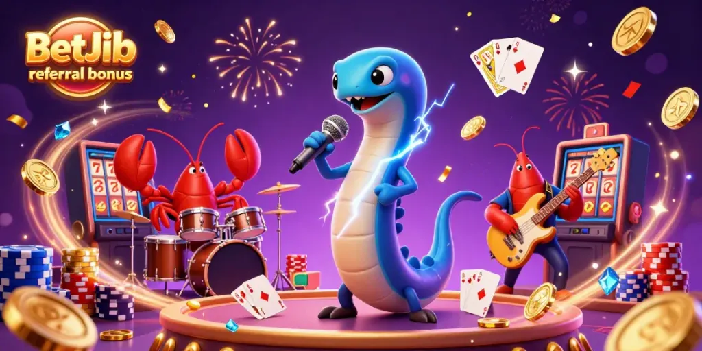 Engage with the BetJDB referral bonus while enjoying a vibrant underwater casino scene.